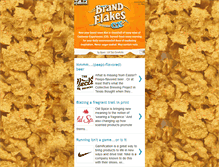 Tablet Screenshot of brandflakesforbreakfast.com